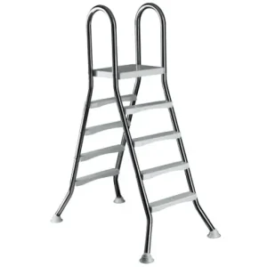 Sale Hochbeckenleiter Classic 2 x 4 Stufen V2A Beckenhöhe bis 1,2 m Schwimmbadleiter