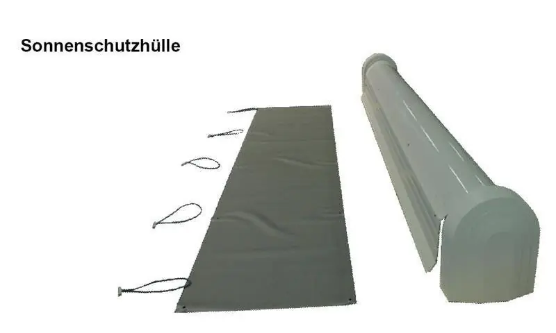 Bieri Sonnenschutzhülle aus hitzeabweisendem Spezialstoff pro lfm Angebot