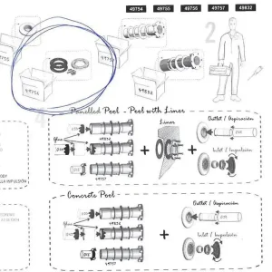 Astral Flanschsatz kpl. 1 1/2" für KS Preiswert