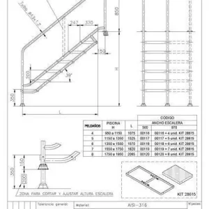 Astral Leiterstufenkit Breite 970 mm Treppe Deluxe Top-Angebot