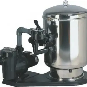 Zertifiziert Meranus Sandfilteranlage Ø 600 Edelstahl V4A mit Speck Badu Prime 13 400 V