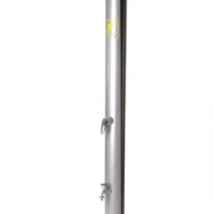 Online Kaufen Solardusche Fun Silber grau mit solarbeschichtetem Aluminiumtank