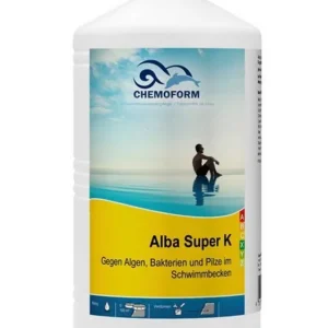 Chemoform Alba Super K 1 l Algenex gegen Algen für Becken mit Gegenschwimmanlage Preis Gesenkt
