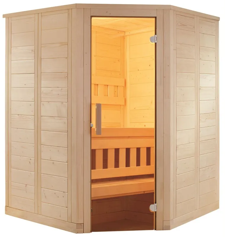 Wochenendangebot Domo Sauna Wellfun Mini 145 x 145 x 204 cm