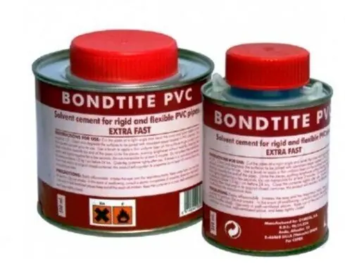 Bondtite Kleber 1000 ml mit Pinsel speziell für Flexrohr Solange Der Vorrat Reicht