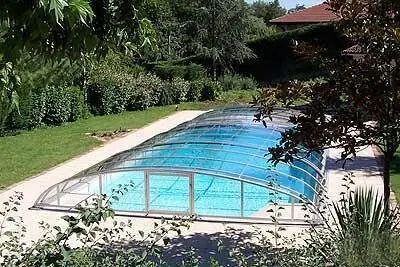 Sichere Zahlung VÖROKA Vario Schwimmbad Überdachung B: 5,00 m x L: 8,69 m H: ca. 2,00 m