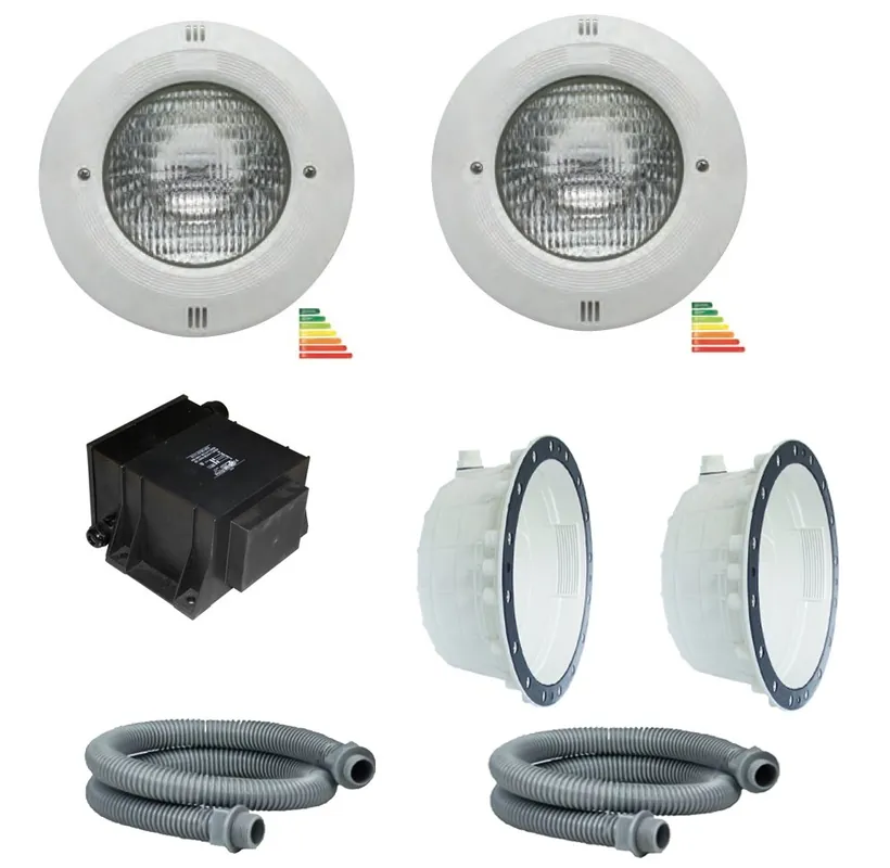 Premium LED Lichtset 2 x 12 V 140 W weiß inkl. Trafo 150 W Super-Preis