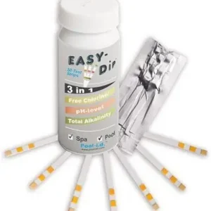 Chemoform Pooltester 3 in 1 Teststreifen Sauerstoff pH Alkalinität 50 Streifen Quicktest Easy-Dip Markenware