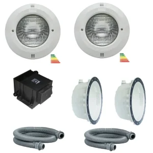 Preis Gesenkt Premium LED ECO Lichtset 2 x 12 V 46 W weiß Trafo 50 VA