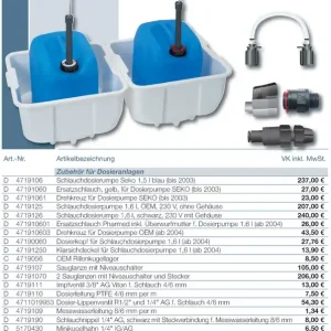 Dosierkopf für Schlauchdosierpumpe 1,6 l (ab 2004) Schneller Versand