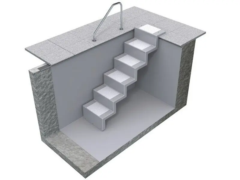 REKU Polyestertreppe Eleganz 80 U lang Sonderaktion