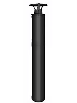 Harvia Edelstahl Schornstein 2, 5 m inkl. Bausatz schwarz Aktuell