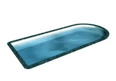 Neue Ware Polypropylen Halbovalformbecken Madagaskar