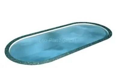 Polypropylen Ovalformbecken Mauritius Neue Kollektion