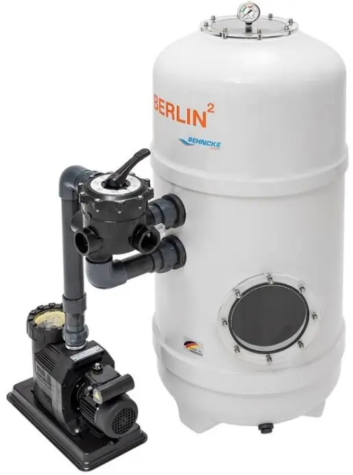 Finale Aktion Behncke Filteranlage BERLIN mit Speckpumpe
