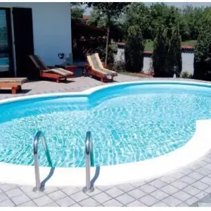 Kracherpreis MTH SUNNY POOL Achtformbecken Schwimmbad 0,8 mm Folie