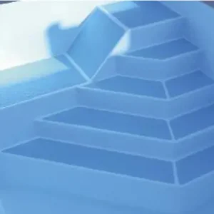 Schwimmbad Polystyrol Einbau Ecktreppe ERGO mit Sitz-/Liegefläche Neu