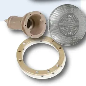 Ansauggehäuse DN 65, d 200mm, aus Bronze Salzwassergeeignet Knallerangebot