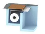 Markenware Polypropylen Rollladenschacht Standard