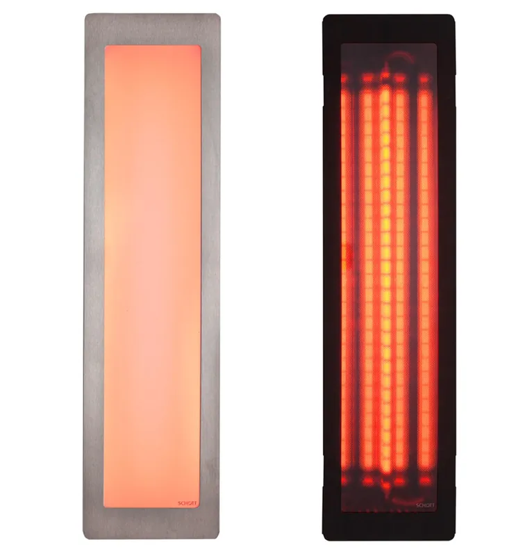 Sentiotec Glasscheibe zu Vitae Infrarotstrahler - Schott Nextrema® Top-Seller