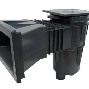Aktuell Astral Breitmaulskimmer Anthrazit Oberflächenabsauger für Folienbecken Typ 17.5 435 mm