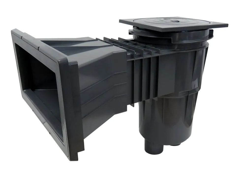 Aktuell Astral Breitmaulskimmer Anthrazit Oberflächenabsauger für Folienbecken Typ 17.5 435 mm