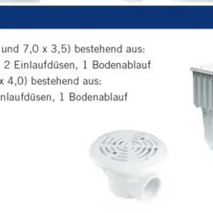 MTH SUNSTAR Schwimmbecken Einbauteile inklusive Wandausschnitte Bestpreis