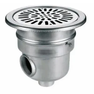 Astral Bodenablauf V4A Ø 23,8 cm 2"/1,5" IG für Betonbecken Sichere Zahlung