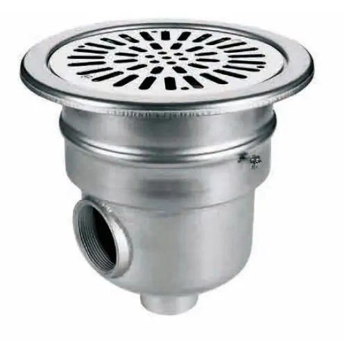 Astral Bodenablauf V4A Ø 23,8 cm 2"/1,5" IG für Betonbecken Sichere Zahlung