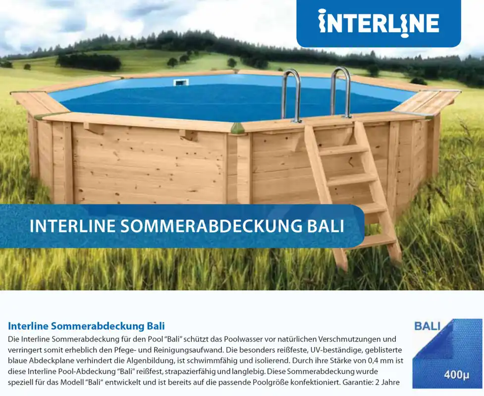 Sichere Zahlung Interline Sommer Abdeckplane für Bali Holzpools