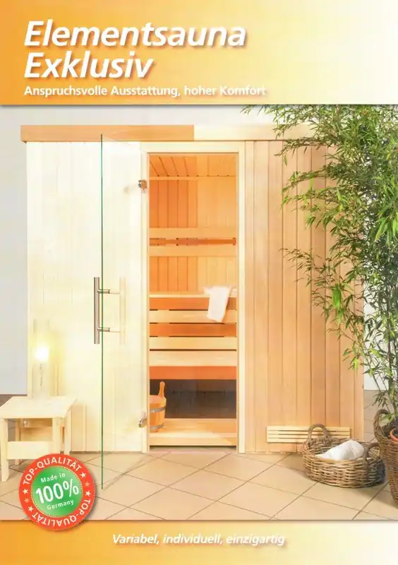 Saunatop Sauna Eifel Exklusiv Elementsauna Hemlock Sichere Zahlung