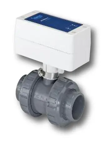 Billig Swim-Tec PVC 2-Wege-Kugelhahn d 50 mm elektrischer Stellantrieb 24 V