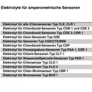 Prominent Lösung Elektrolyt für Sensoren Typ CGE/CTE/BRE 50 ml Schnäppchen