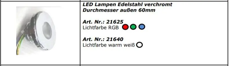 Must-Have WDT Einbaulampe LED-warm weiß IP65