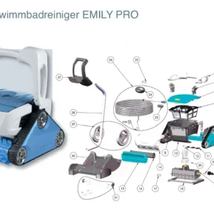 Highlight Emily Pro Antriebsachsen Kit mit Bürstenhalter