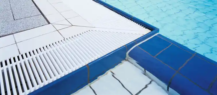 Begrenztes Angebot Emco Schwimmbadrost Typ 723/22 Aufpreis für Gehrungsecke