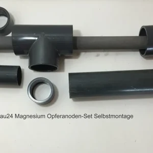Schwimmbadbau24 Magnesium-Opfer-Anode mit IG 1 1/4'' für Salzwasser Schwimmbadinstallation Abverkauf