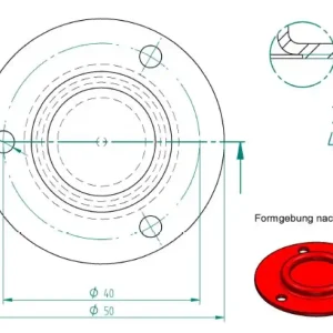 Online Kaufen AllFit rote Membrane für Pneumatik Schaltereinsatz