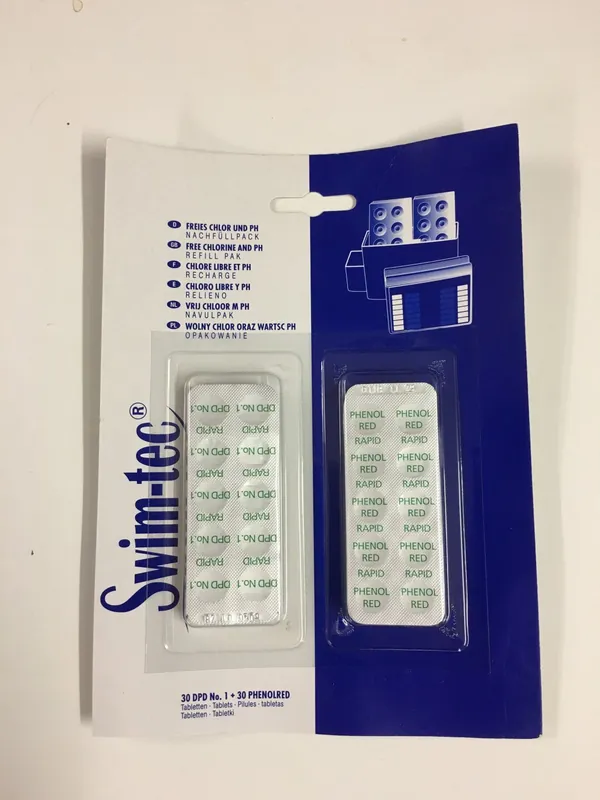 Günstig DPD Nachfüllpackung Pooltester Chlor/Brom/pH 2 x 30 Tabletten
