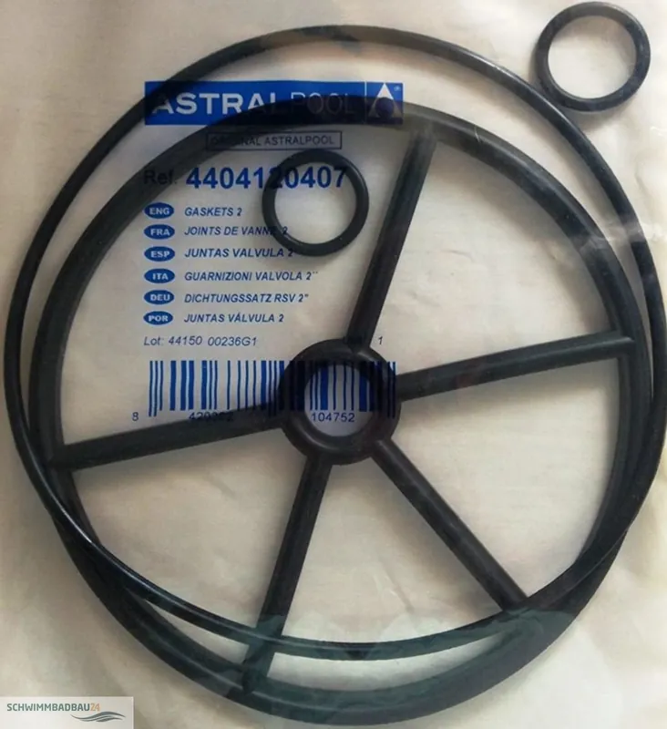 Swim-Tec Sterndichtung Dichtsatz 6-Wege-Ventil 1 1/2" Typ V1000 Wochenendangebot