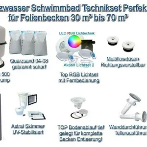 Bayrol Salzwasser Schwimmbad Technikset Perfekt für Folienbecken Bestseller
