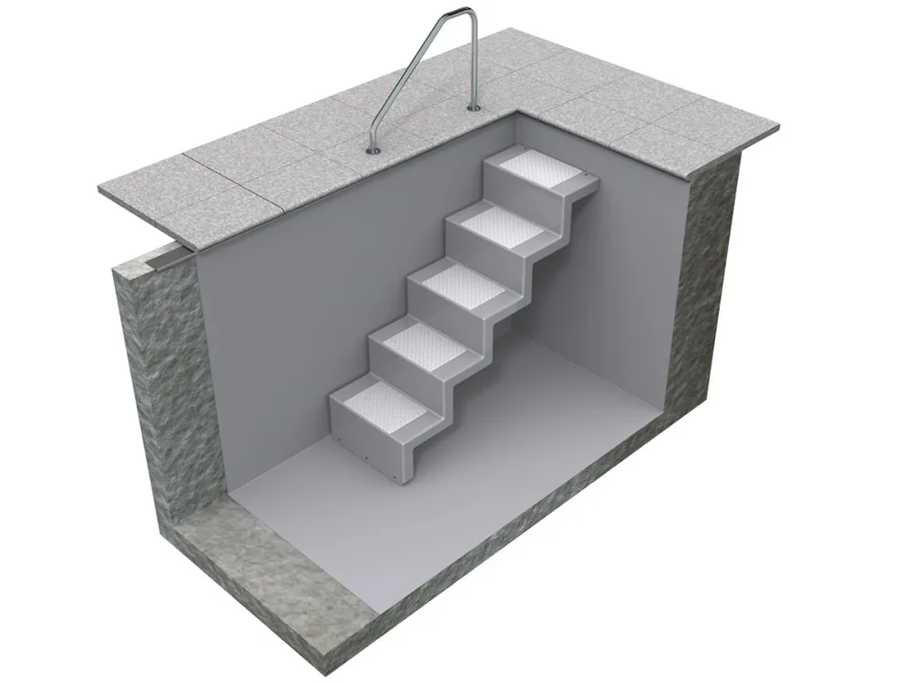 Begrenztes Angebot REKU Polyestertreppe Eleganz 60 U kurz