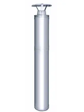 Harvia Edelstahl Schornstein WHP 1500 1, 5 m inkl. Bausatz Neue Ware