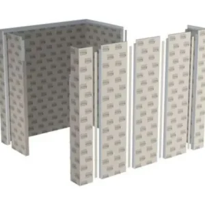 Top-Angebot Lux Elements CONCEPT-ROOM-WA G.50 1800 x 1600 x max.2500x50 mm Bausatz für Wände