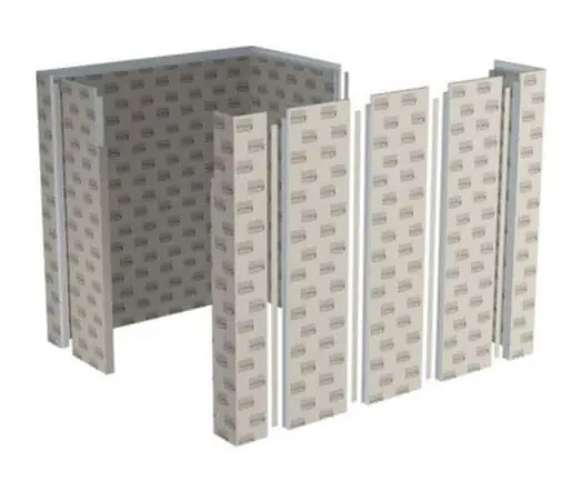 Top-Angebot Lux Elements CONCEPT-ROOM-WA G.50 1800 x 1600 x max.2500x50 mm Bausatz für Wände