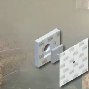 Direkt Vom Hersteller LUX ELEMENTS®-CONCEPT Dampfeinlass FIX-DE-TI 110 Trägerplatte 260 x 260 x 8 mm