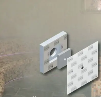 Direkt Vom Hersteller LUX ELEMENTS®-CONCEPT Dampfeinlass FIX-DE-TI 110 Trägerplatte 260 x 260 x 8 mm