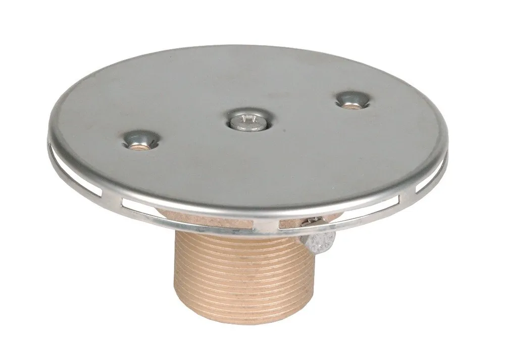 Ausverkauf Allfit Bodendüse mengenregulierbar und verschließbar G 1 1/2" Blende aus PVC weiß