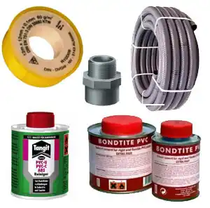 Aktuell PVC Bodenablauf Anschlussset Ø 50 mm an 2" IG (lang 25m)