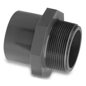 Expressversand PVC Übergangsmuffe 25/32 mm x 1/2" AG (Klebemuffe Innen/Außen x Gewinde)